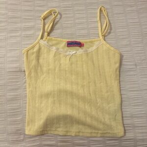 Edikted Irene Pointelle Tank Top